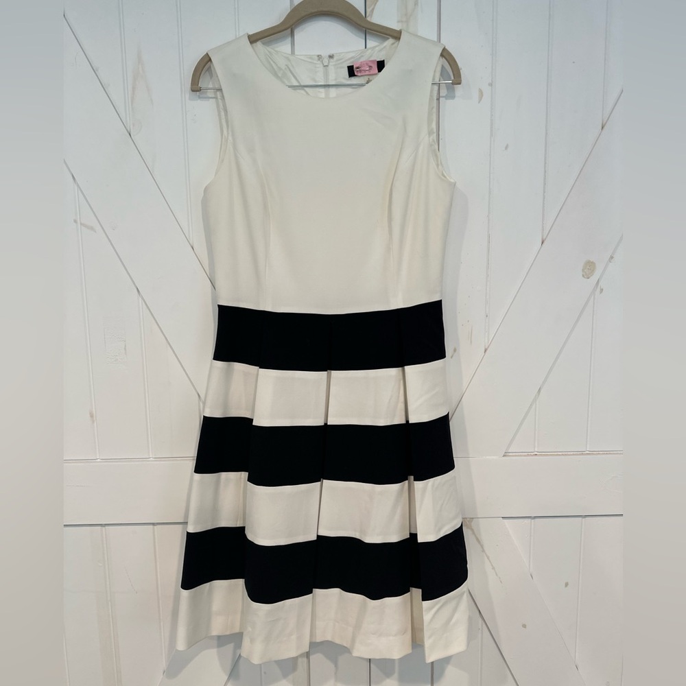 Nine West Fit & Flare Dress with Pleated skirt